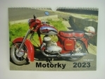  Nástěnný měsíční kalendář 2023 Motorky 